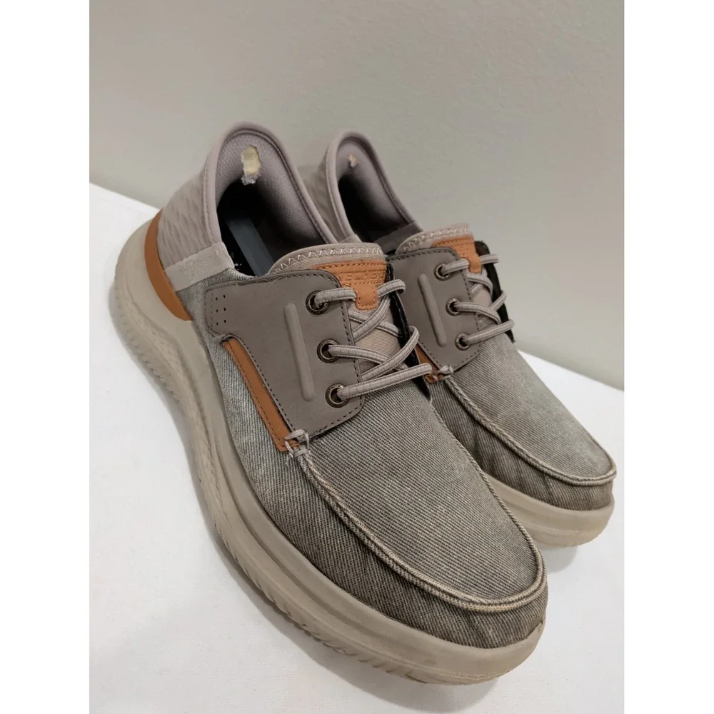 Skechers Slip-ins RF Hasting Niko Brown Mens Casual Sneakers 205212 Sz 8.5